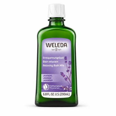 weleda lavender relaxing bath milk